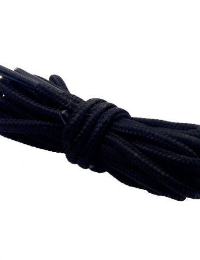 Шнурки круглые чёрные 160 см