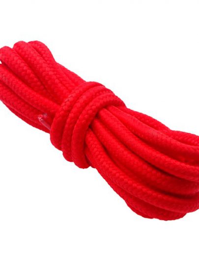Шнурки круглые красные 160 см