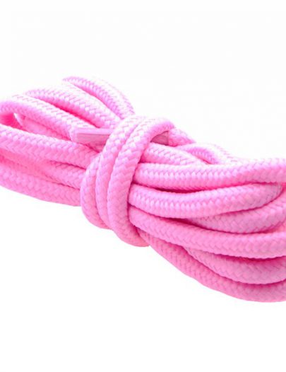 Шнурки круглые розовые 160 см