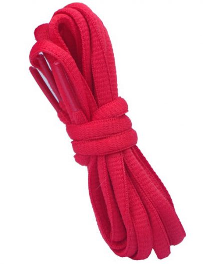 Шнурки овальные красные 120 см