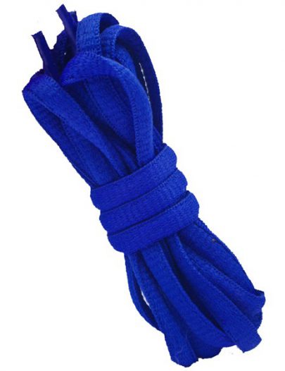 Шнурки овальные синие 120 см