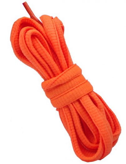 Шнурки овальные оранжевые 120 см