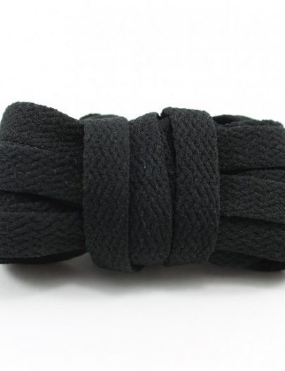Шнурки плоские чёрные 120 см